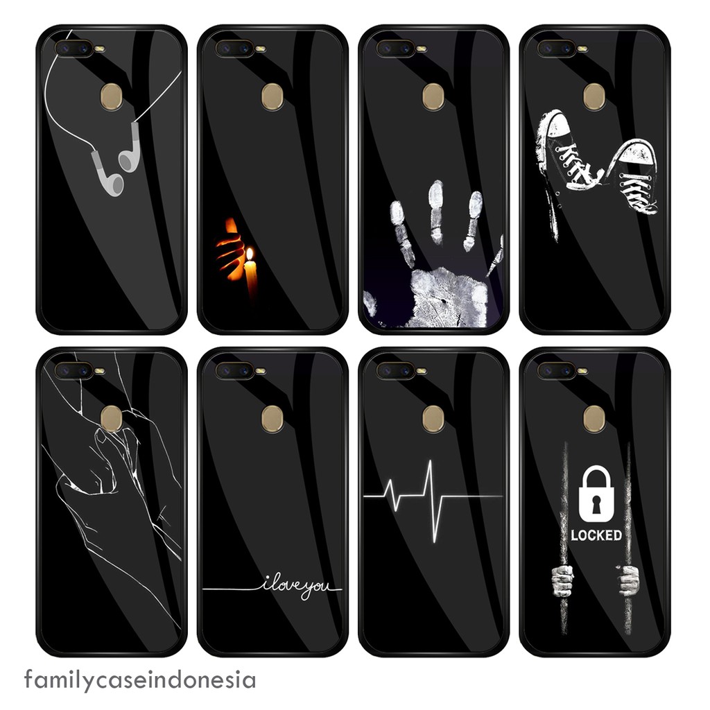 Softcase Karakter Kaca All Type Samsung A02 - Oppo A5s