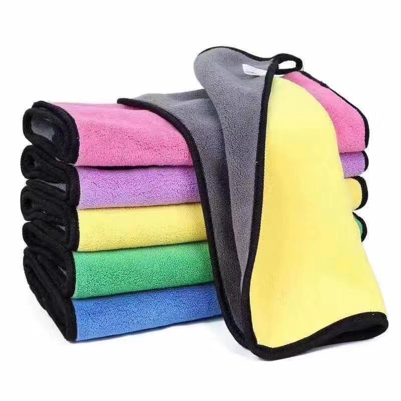 Kain Lap Tebal Microfiber 30x40cm Lap Tangan Gantung Pembersih Dapur Rumah Premium Termurah