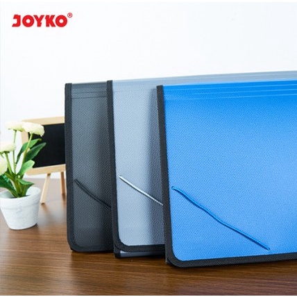 

Joyko Expanding File EF-2538 (Folio) Hitam / Biru / Abu - Abu