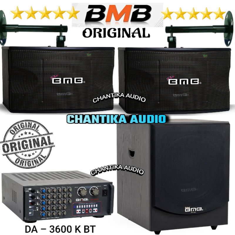 Paket Speaker Bmb 12 inch Subwoofer Bmb 15 Inch Amplifier Bmb