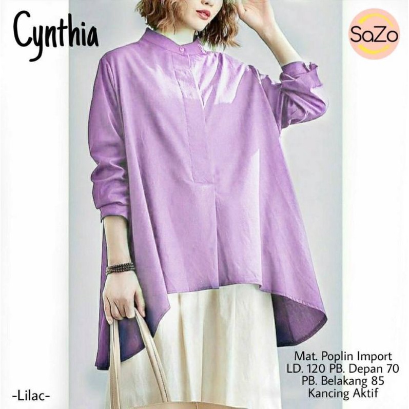 CYNTHIA BLOUSE WANITA TERBARU BY SAZO