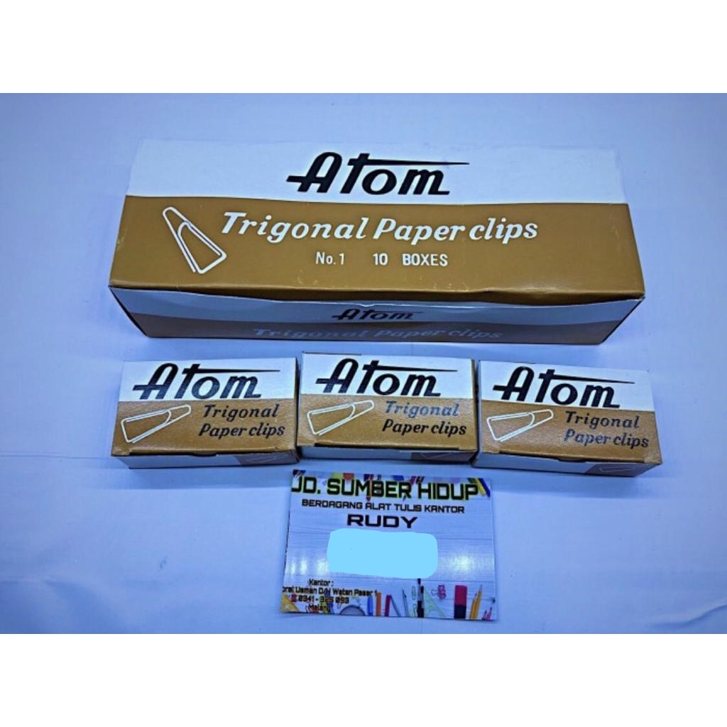 

Atom Trigonal Paperclips, Harga Persatuan 1 pak kecil