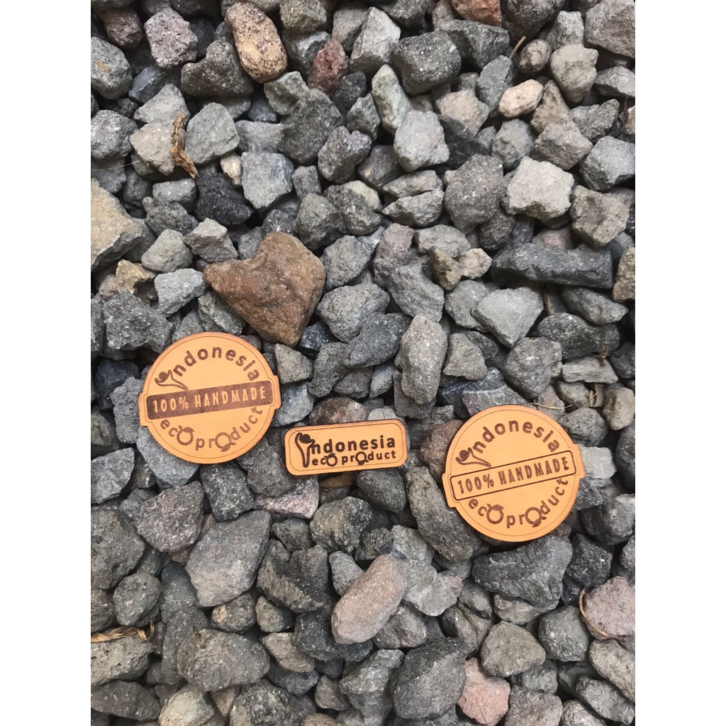 

Cetak Label kulit Asli laser - label leather laser 3x4cm