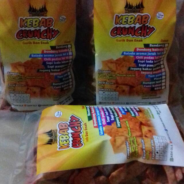 

KEBAB CRUNCHY CHILI PEDAS LVL 10