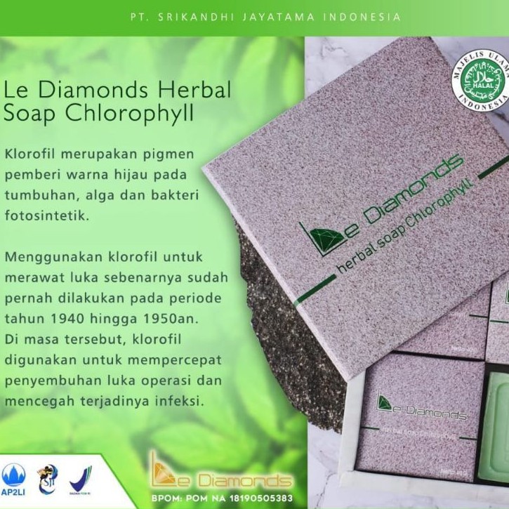 TERMURAH Sabun CLorofil Le Diamonds