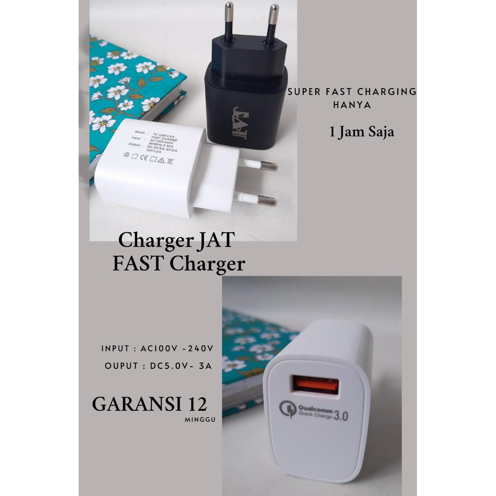 Charger Adaptor / Batok charger JAT 3,0 A ( 1 USB PORT )