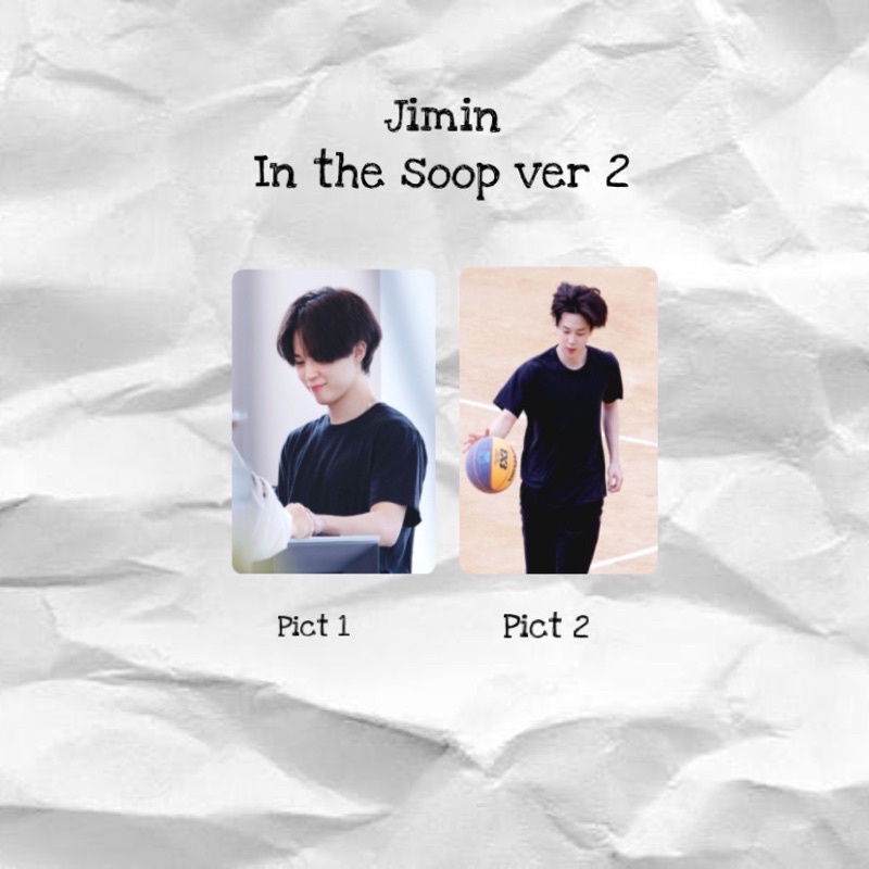 pc lenticular holo jimin in the soop ver 2