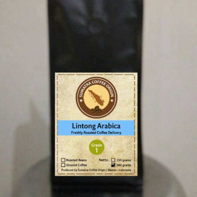 

KOPI LINTONG ARABICA GRADE 1 | 500 GRAM