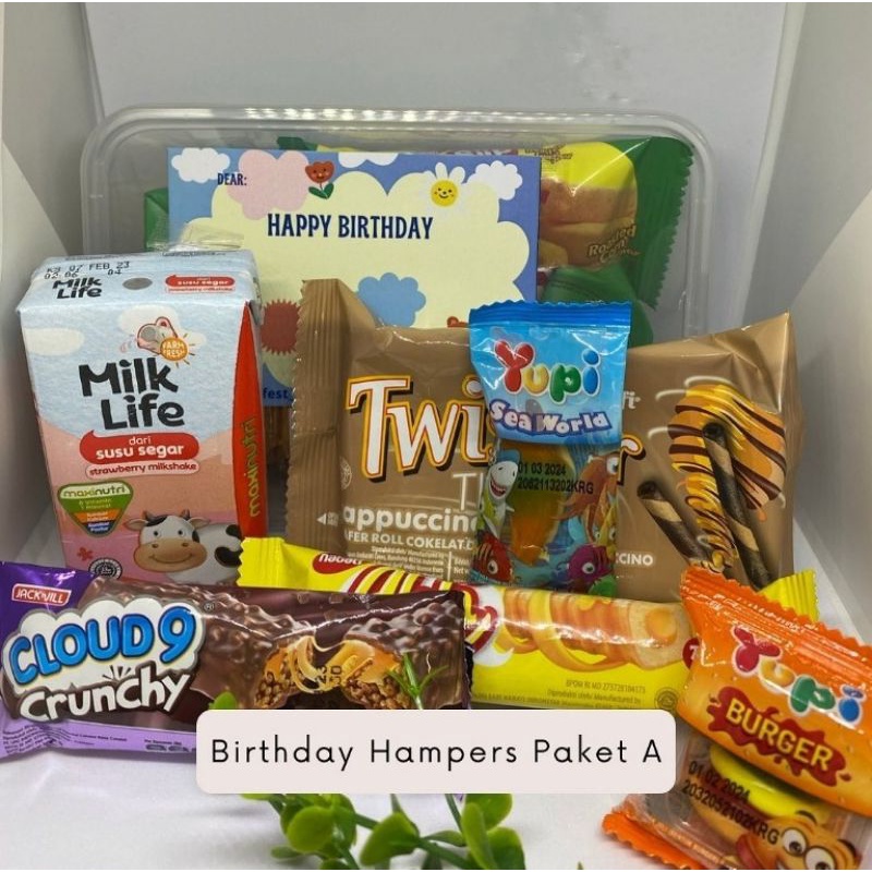 

birthday hampers untuk Snack ulang tahun paket Snack ulangtahun
