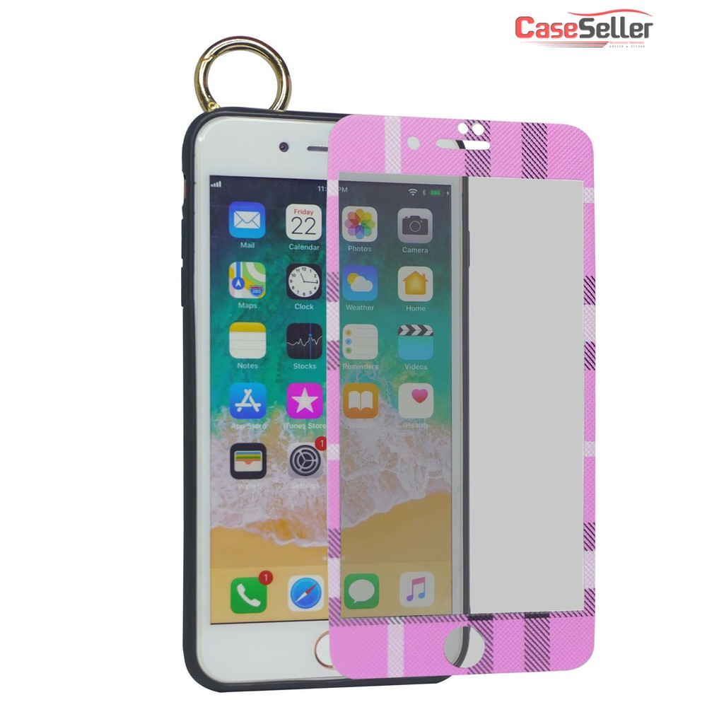 caseseller - Fuze Motif Plus Tali Stand 360 Bonus Tempered Glass Apple Iphone 6G 6G+ 7G 7G+ 9G+