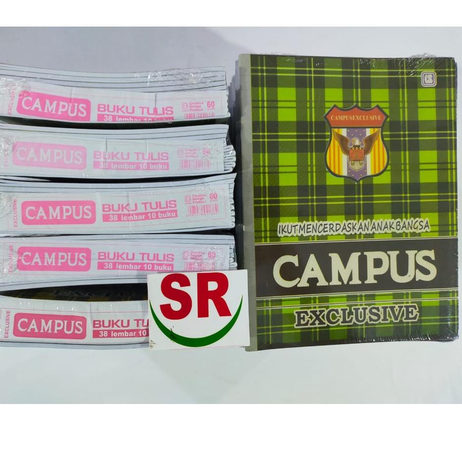 

Lagi Tren.. Buku Tulis Campus Exclusive isi 38 Lembar/58 Lembar(1 Pak isi 10 Buku)