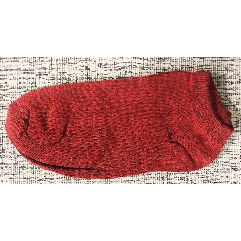 Kaos Kaki Wanita Polos Pendek Aksesoris Sepatu Murah Semata Kaki - LPM Shop-MAROON POLOS KKAKI
