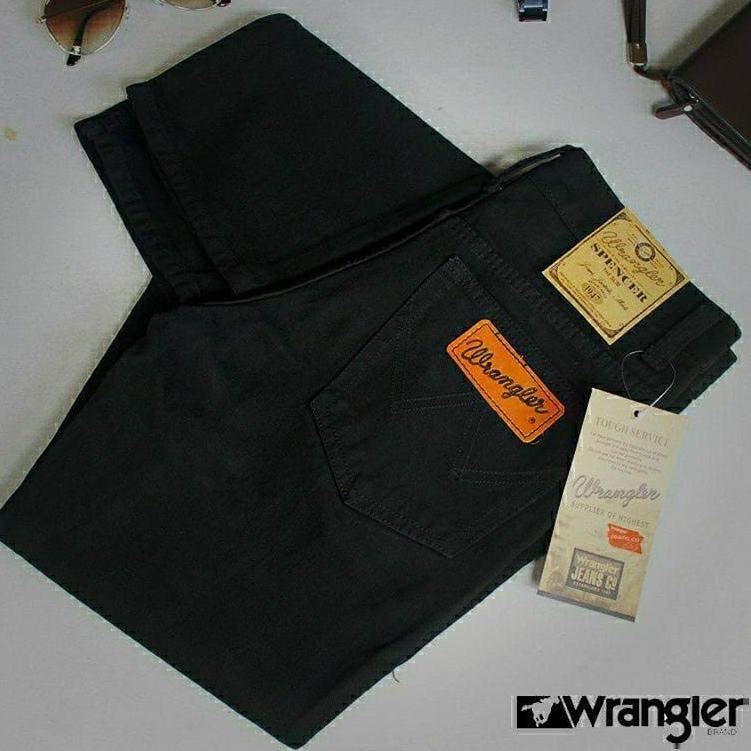 FVJ ¡ BISA COD CELANA JEANS WRANGLER PRIA STANDAR SIZE 28-38 100% REAL ORIGINAL KJ75 Baru ⌒O⌒