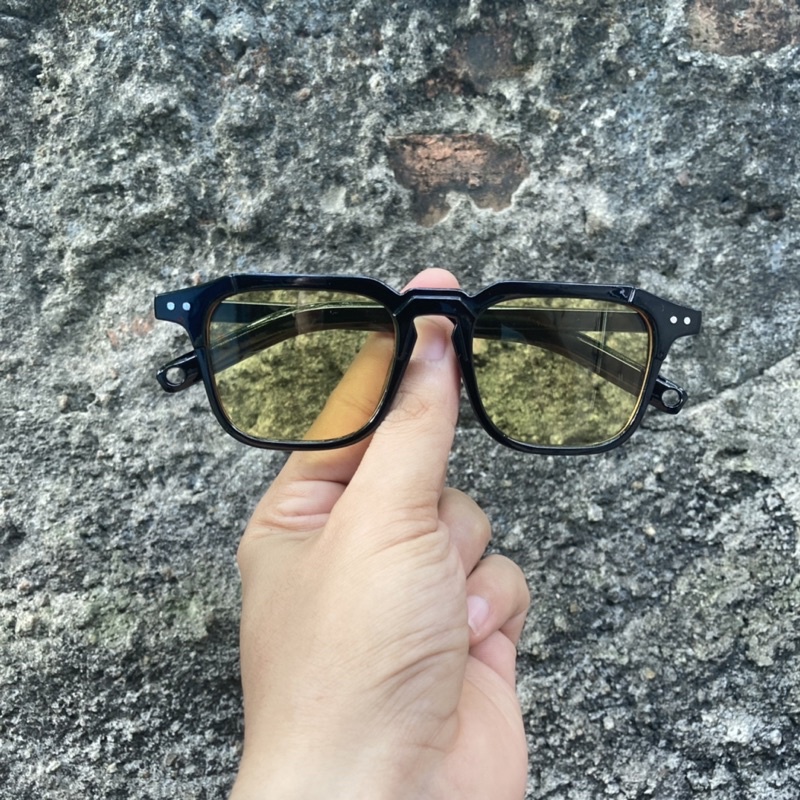 HARUKI SUNGLASSES - BLACK YELLOW