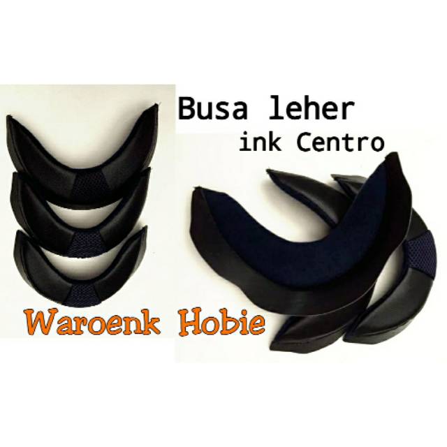Busa leher helm ink Centro, aksesoris helm full face & half face