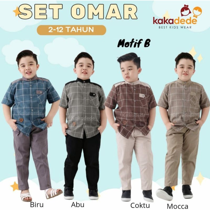 READY DAN ORIGINAL *SET KOKO+CELANA CHINOS OMAR  SERIES* BY KAKADEDE