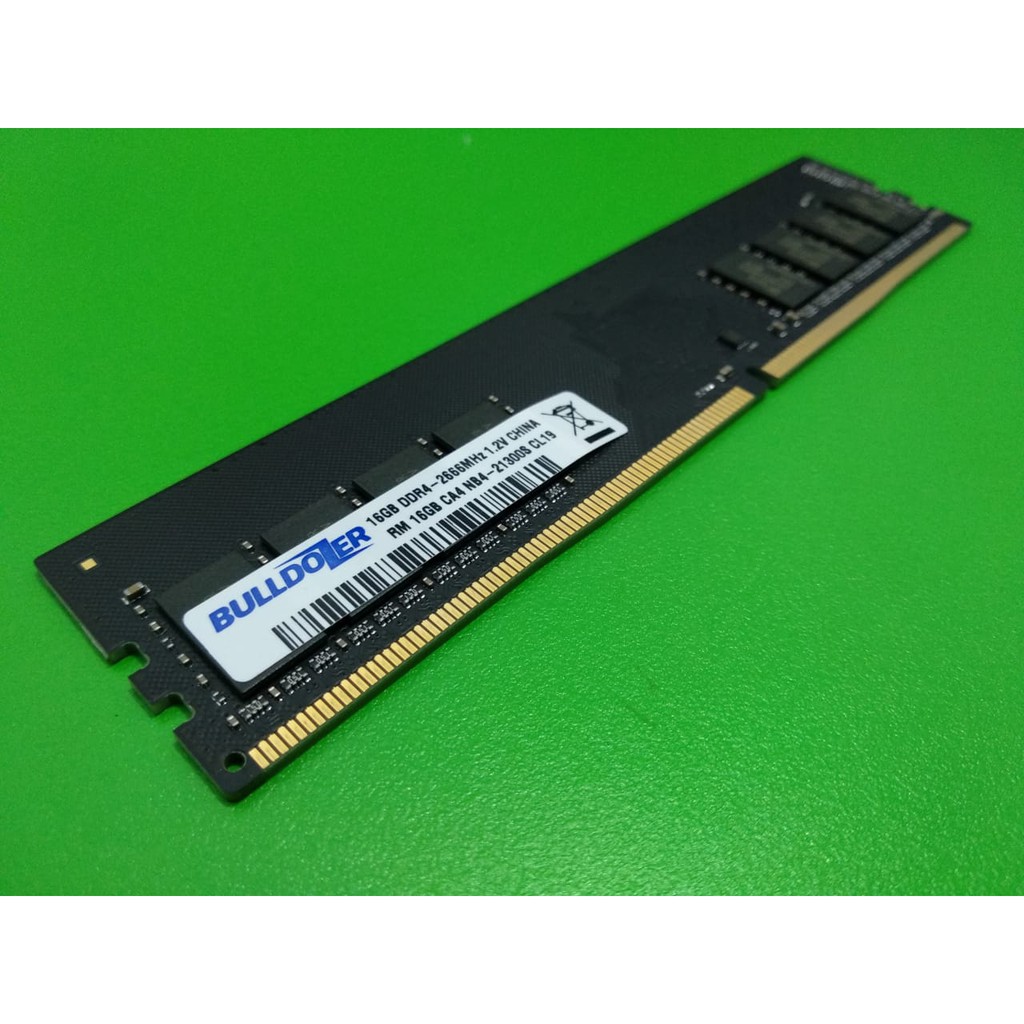 Bulldozer RAM LONGDIMM 16GB DDR4 PC4-21300 2666mhz - RAM PC 16GB DDR4