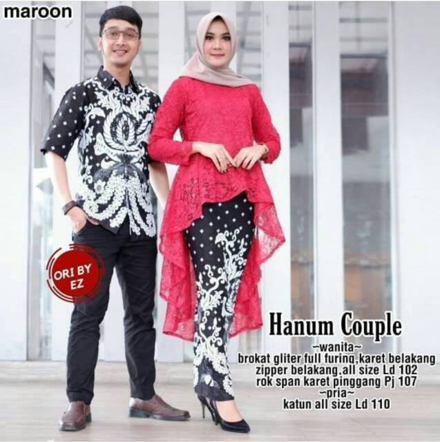 GROSIR HANUM COUPLE BROKAT PINGUIN