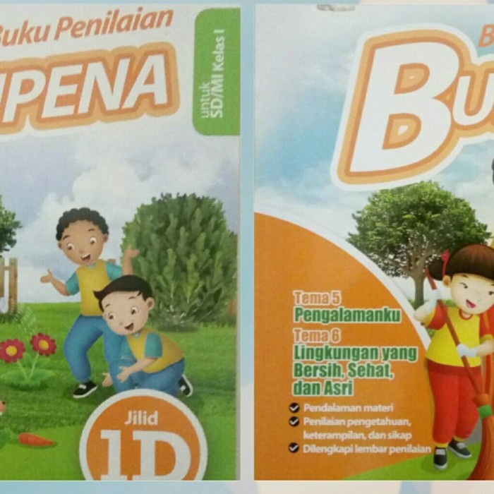 

❤BISA COD❤ Bupena 1C,1D untuk SD kelas 1 semester 2
