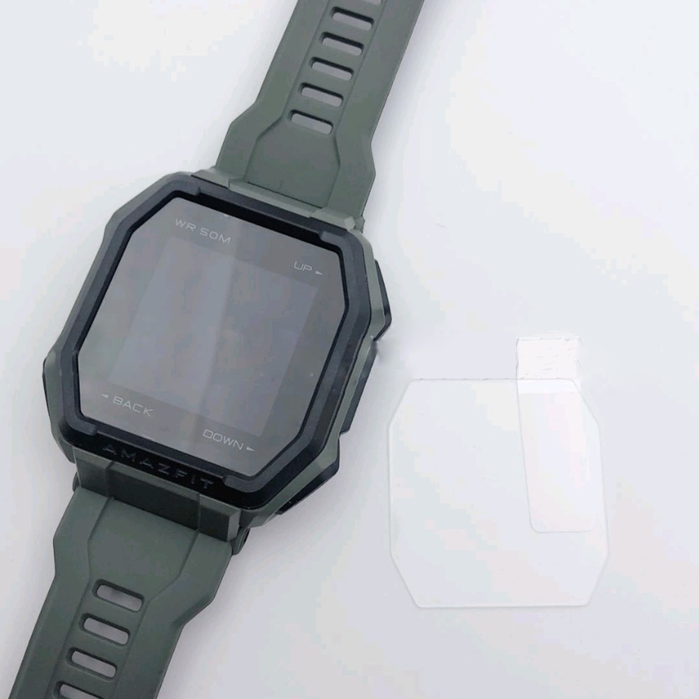 Pelindung Layar Tempered Glass Hd Anti Gores Untuk Smartwatch Xiaomi Huami Amazfit Ares