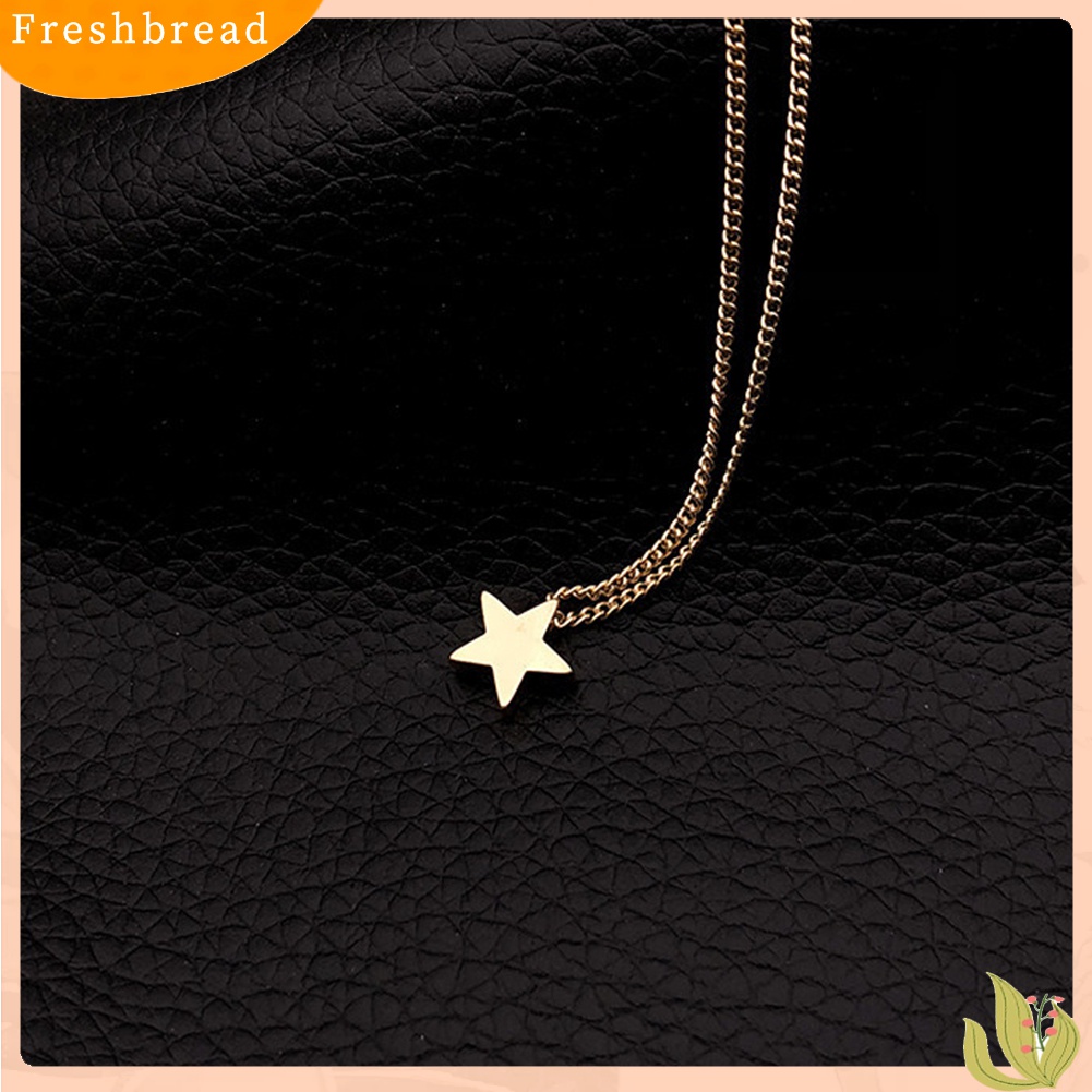 【Fresh】❀Fashion Women Star Charm Pendant Alloy Chain Necklace Wedding Party Jewelry Gift