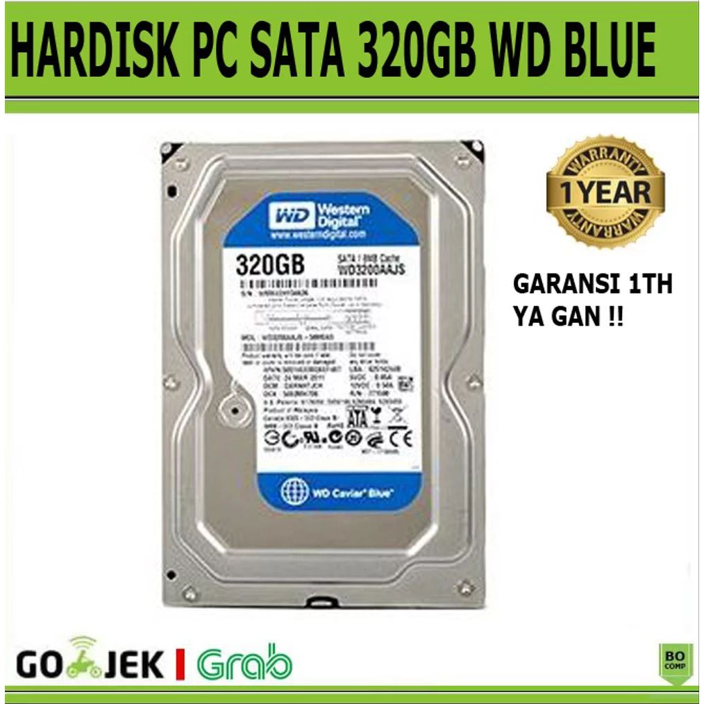 Termurah Hardisk PC 320GB WD Terlaris