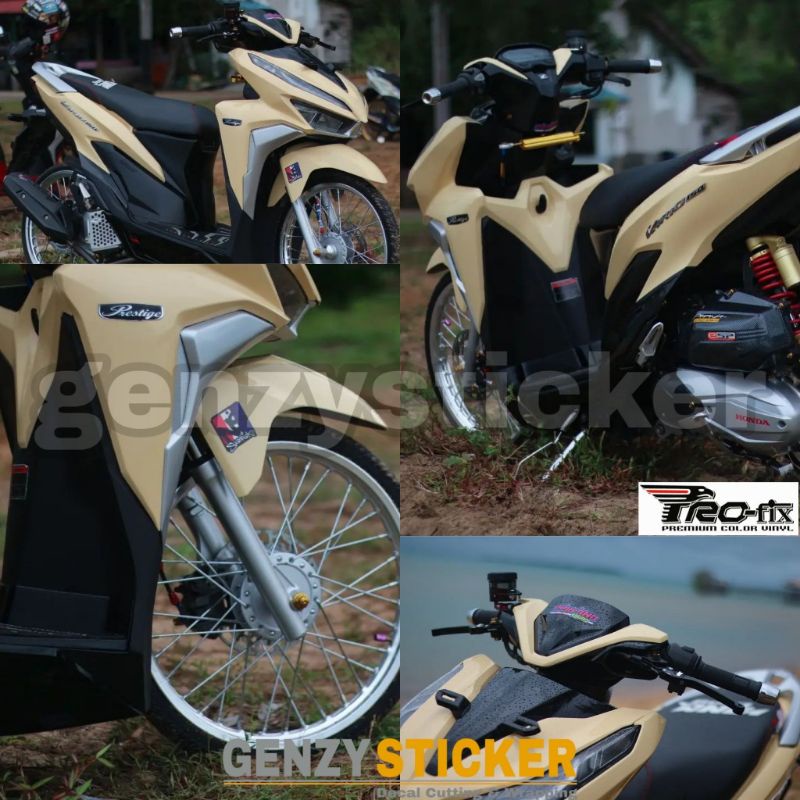 stiker skotlet cream glossy sticker motor terkeren di tahun 2023