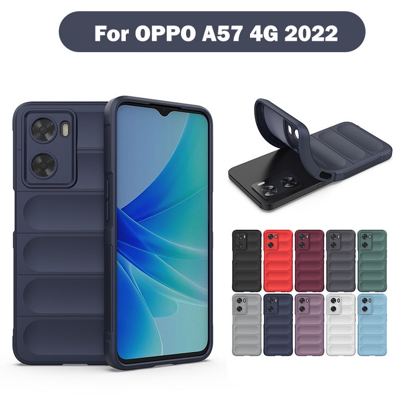 CASE OPPO A77S A57 4G SILIKON SOFT CASE MOTIF WAVE SUNSHINE TALI LANYARD CASING HANDPHONE