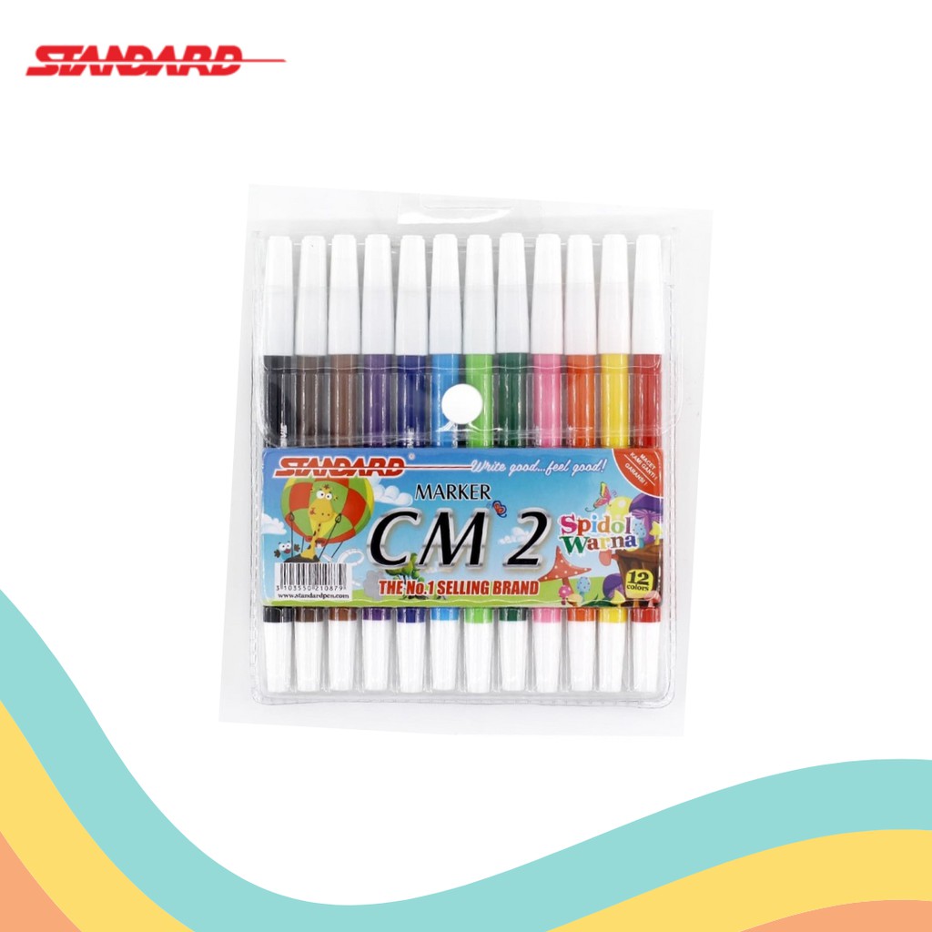 

SPIDOL 12 WARNA STANDARD CM-12 (1 PCS)