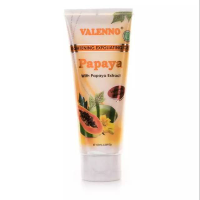 Valenno Lightening Exfoliating Gel 100 { Gel Tanpa Busa } ORIGINAL-BPOM