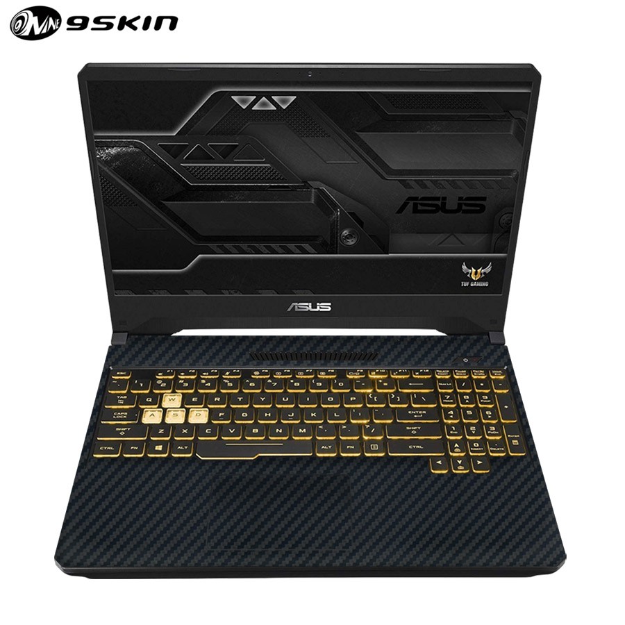 9Skin - Premium Skin Protector for ASUS TUF Gaming FX505 - Vinyl Black Carbon (INSIDE)