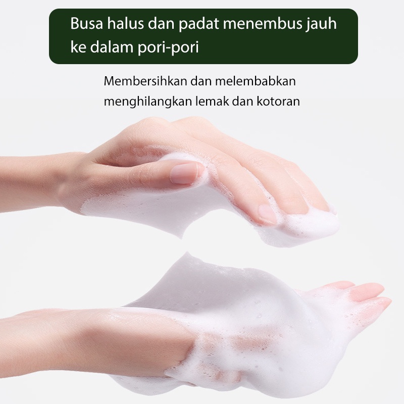 Sabun muka 300g Pembersihan Mendalam sabun cuci muka Penghapusan tungau/pembersihan / antibakteri /pelembab/degreasing