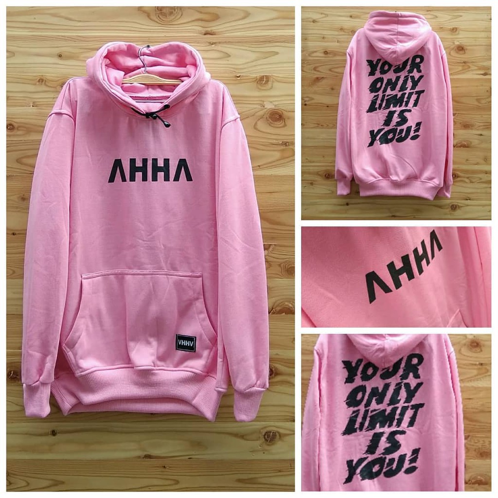 Hoodie AHHA jaket pria 100% original