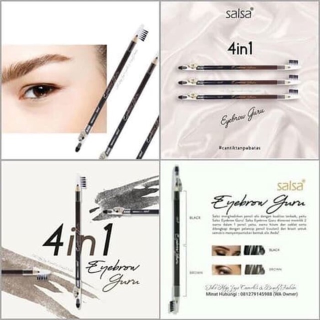 Salsa eyebrow guru 4in1 multifungsi