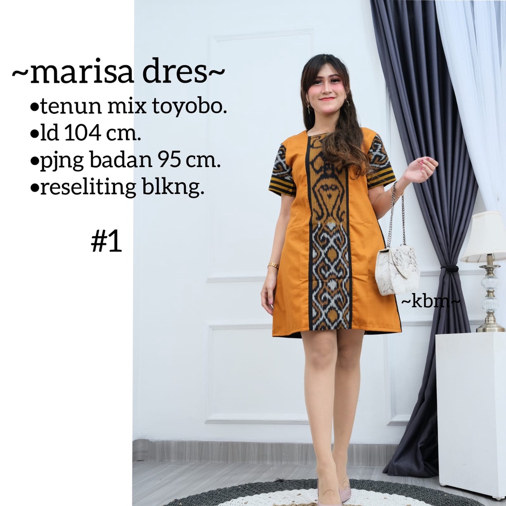 Marisa dress ori tenun troso