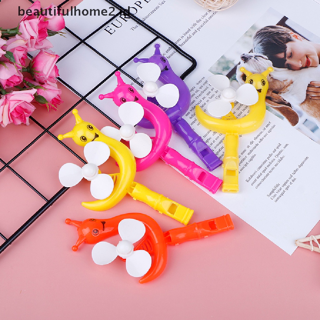 (Beautifulhome2.Id) 5pcs Peluit Bentuk Siput Untuk Pesta Ulang Tahun Anak Laki-Laki / Perempuan