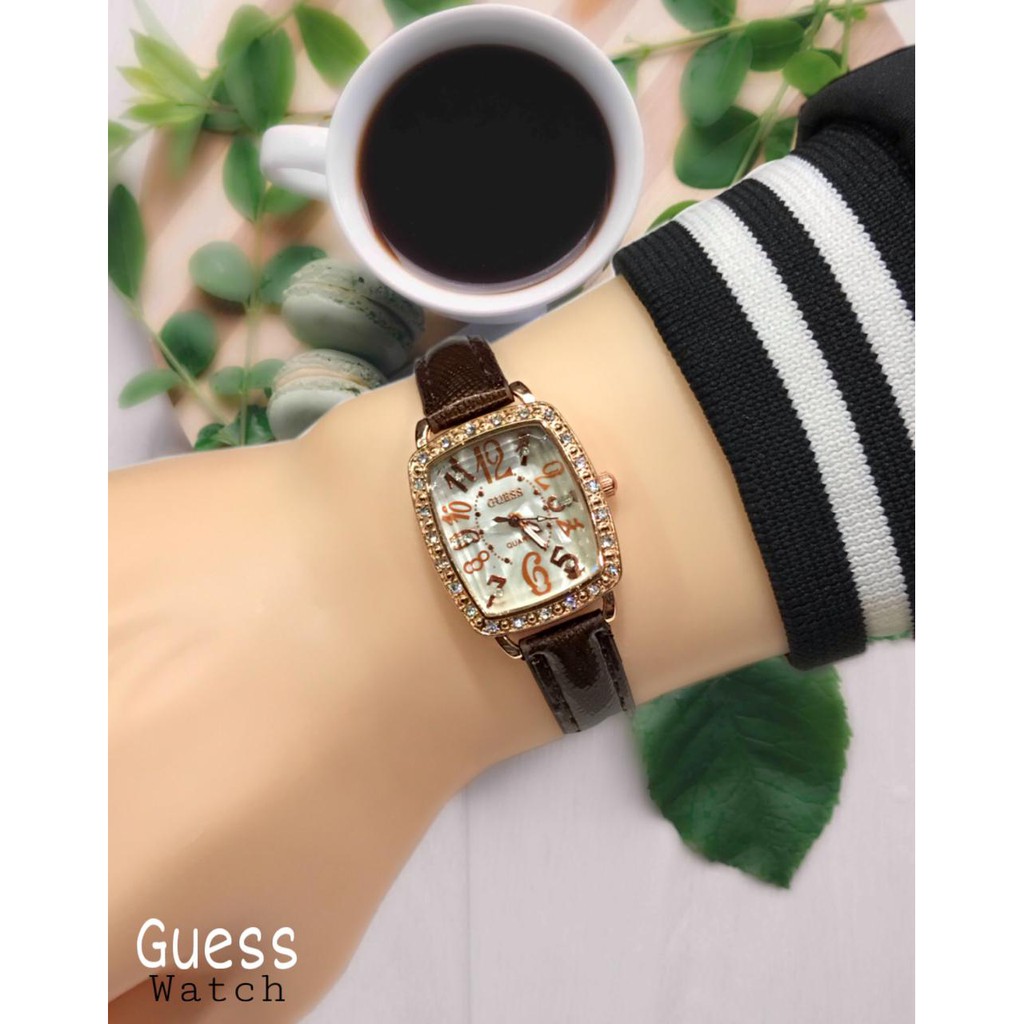 JAM TANGAN WANITA GUESS LEOPARD ELEGANT