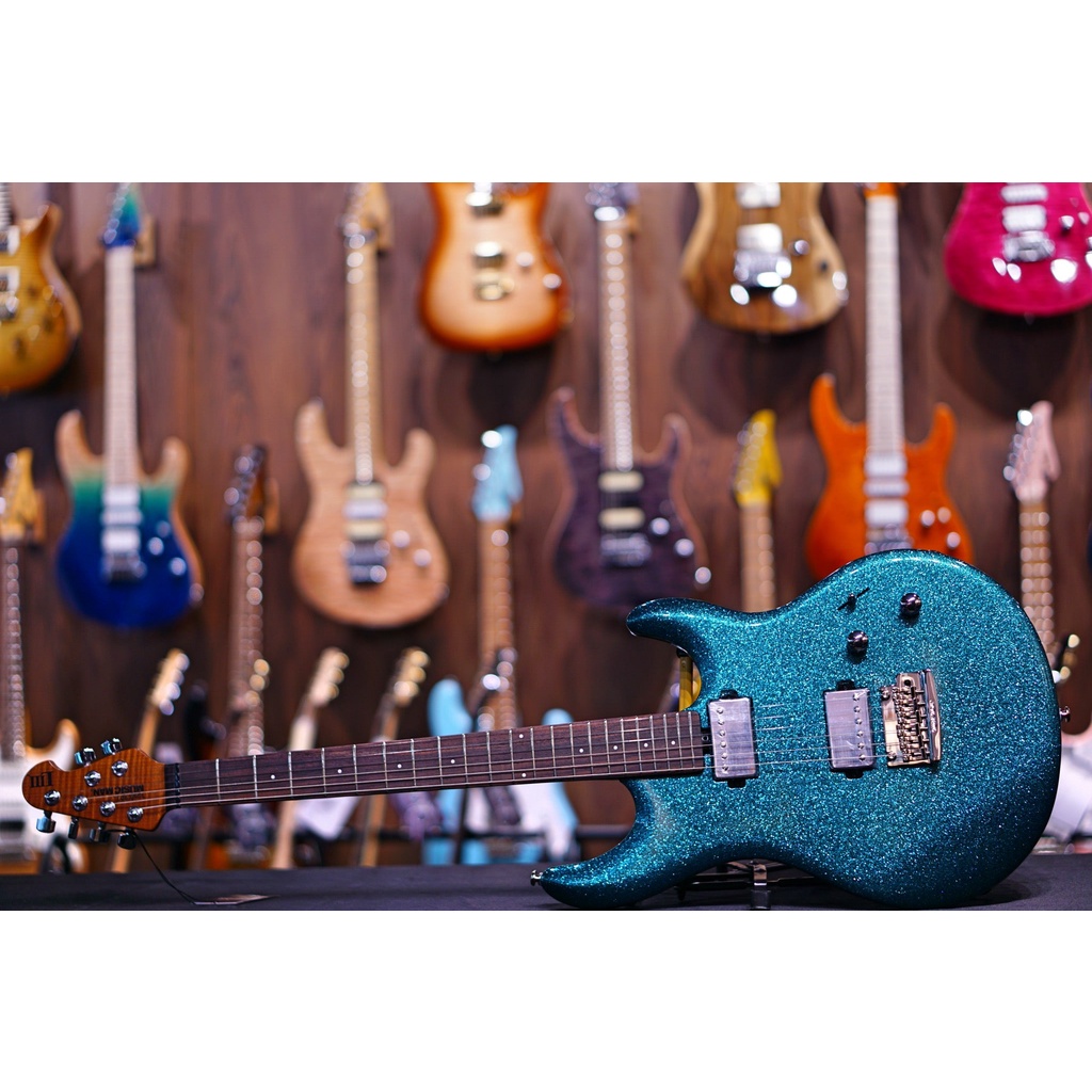 Ernie Ball Music Man Luke III HH - Ocean Sparkle G98406