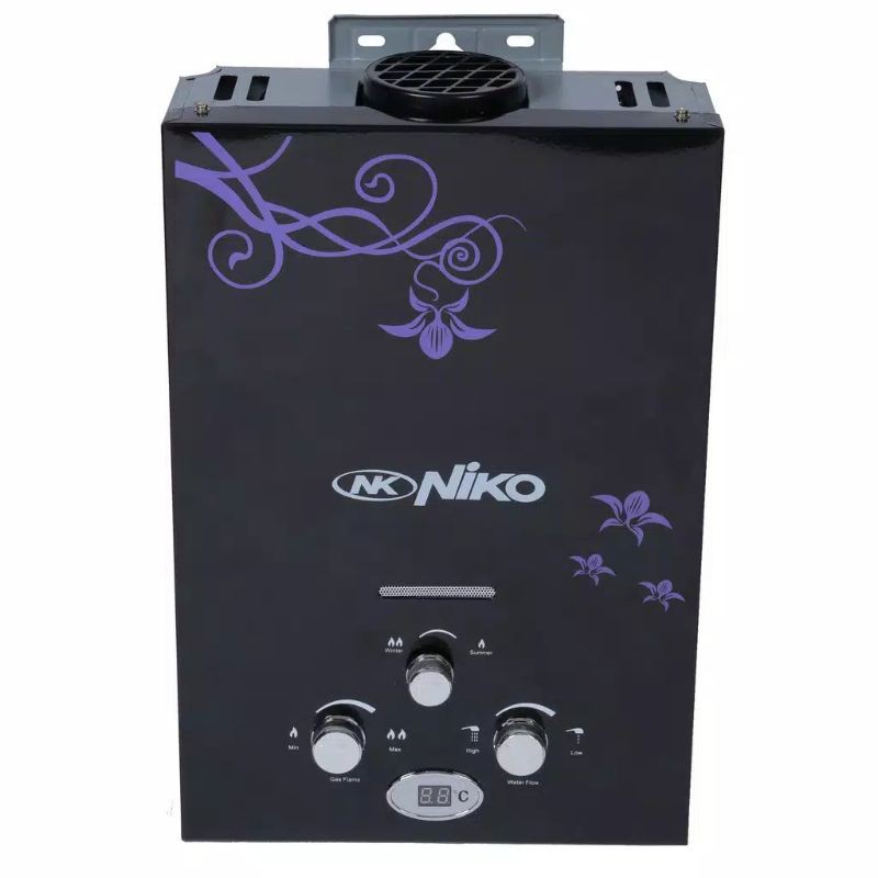 Water Heater Gas Niko Digital LED - Niko Gas Water Heater NK 6LD