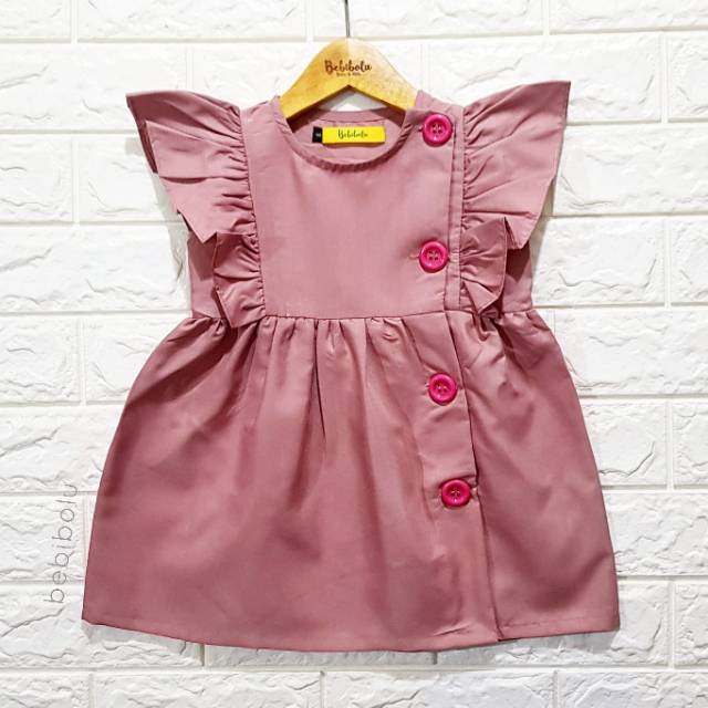 Bebibolu | Ruffon Dress Pink