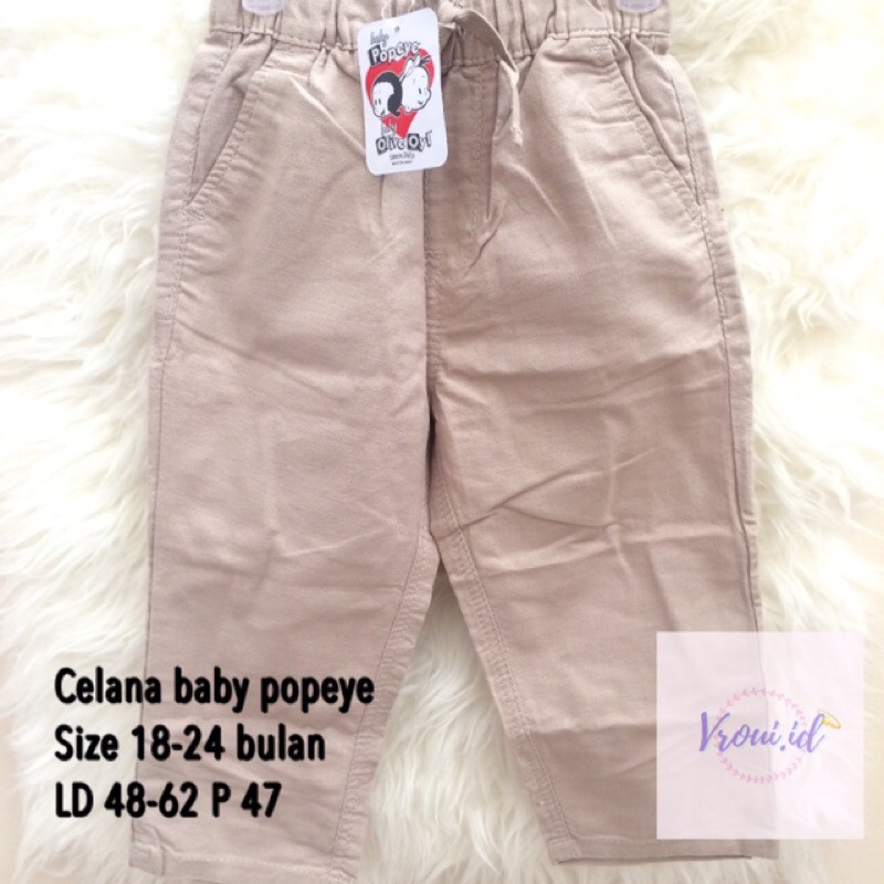 CELANA PANJANG BAYI ANAK LAKI LAKI BABY POPEYE