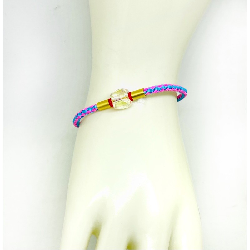 gelang tangan wanita //perhiasan //gelang kawat variasi kristal //gelang