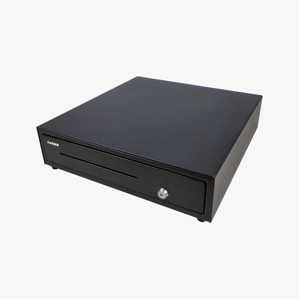 Kassen K410 / K 410 / K-410 / Merah / Hitam Laci Uang Cash Drawer Buka Otomatis / Manual Alat Kasir