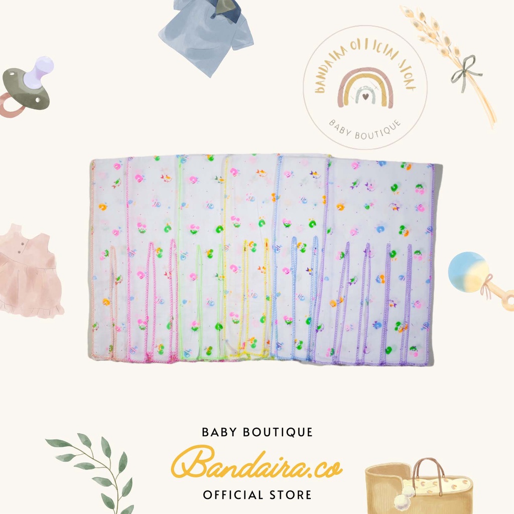 Gurita bayi 6pcs / Gurita bayi bermotif / Gurita bayi murah / gurita bayi berkualitas