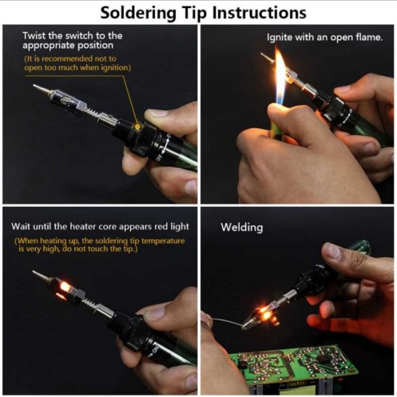 SOLDER GAS SET / SOLDER BUTANE GAS SET