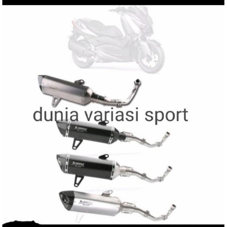 Knalpot Yamaha Xmax 250 Akrapovic Full System Akra