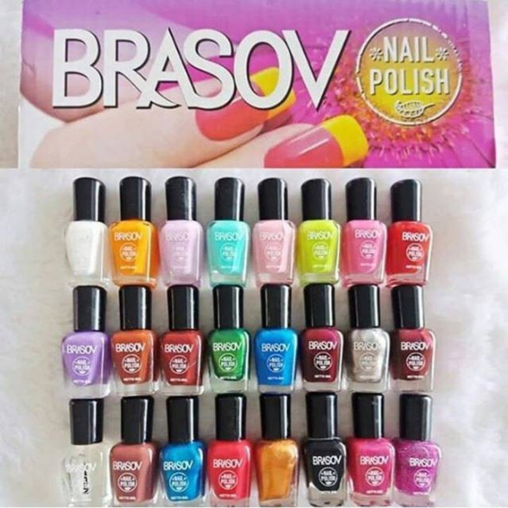 ★ BB ★ BRASOV Nail Polish Assorted Colours | Nail Rainbow Mix