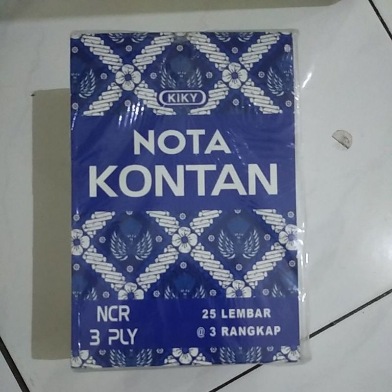 NOTA KONTAN 3 PLY / 3 RANGKAP KECIL