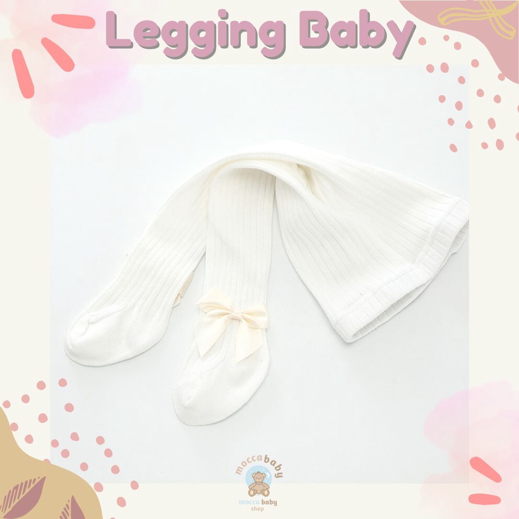 MBSS - LEGGING NICHIE Legging tutup kaki bayi /legging bayi import motif pita lucu