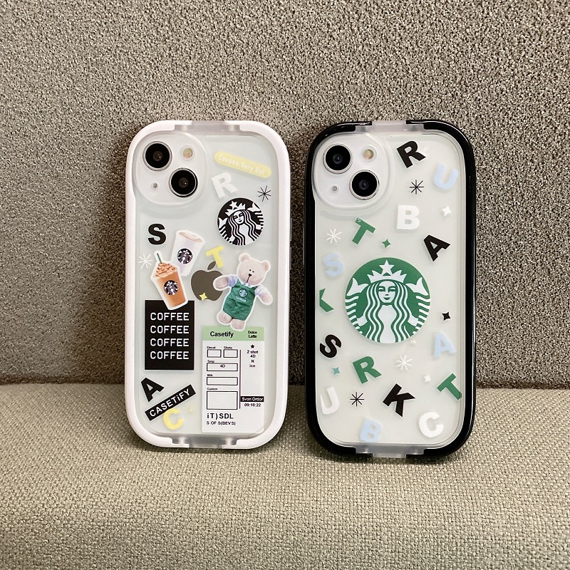 Casing iPhone 11 12 13 Pro MAX X XR XS MAX 7 8 Plus Motif Beruang Dan Alfabet 2 in 1